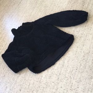 Lululemon Women’s Plush Fleece Cowl Neck Pullover Top - Black - M/L